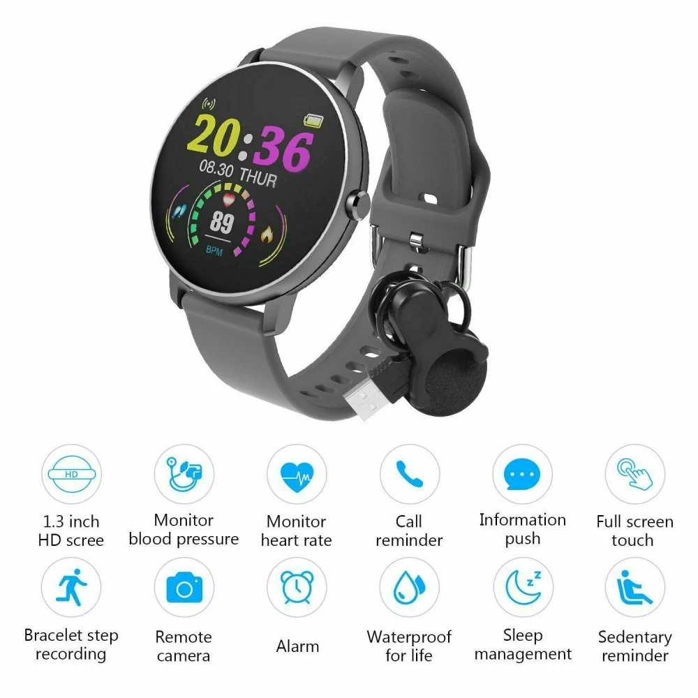 

P8 Smart Watch Full Touch Message Call Reminder Smart Watches Waterproof Multi-Sports Reminder Fitness Tracker for Android IOS