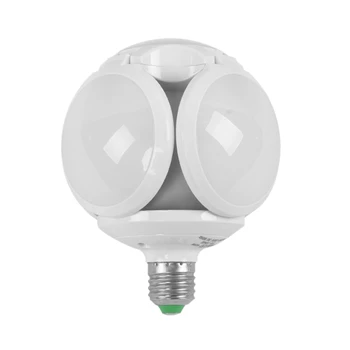 

Folding Football Garage Lights Bulb Deformable Light 40W for Garage Corridor Workshop Warehouse Supermarket Basement