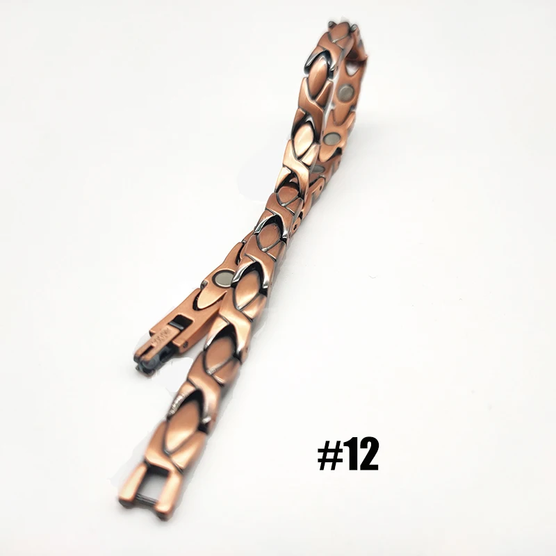 Vintage Copper Magnetic Bracelets For Women Pain Relief Pure Copper Adjustable Bio Energy Blood Pressure Accessory Bracelet