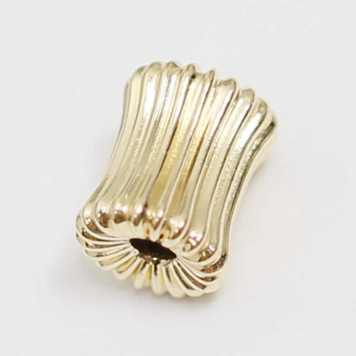 

Beadsnice 14K Gold Filled Corrugated Spacer Beads for Bracelet Making Jewelry Findings 39798
