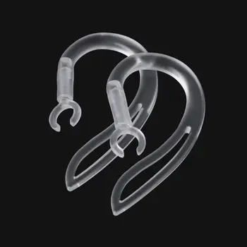 

6mm Bluetooth Earphones Transparent Soft Silicone Ear Hook Loop Clip Headset