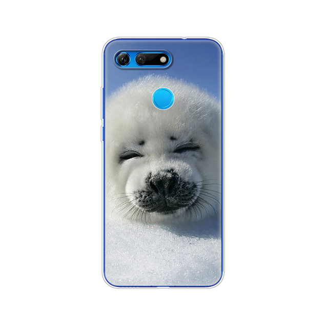 for Honor View 20 V20 Case TPU Funda Soft Silicone Cover For Honor V20 Capa Cute Animal pattern Silicone Phone