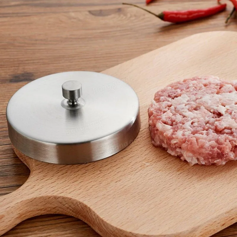 Нержавеющая сталь гамбургер руководство мясо Патти пресс форма гриль барбекю Патти чайник кухонные принадлежности