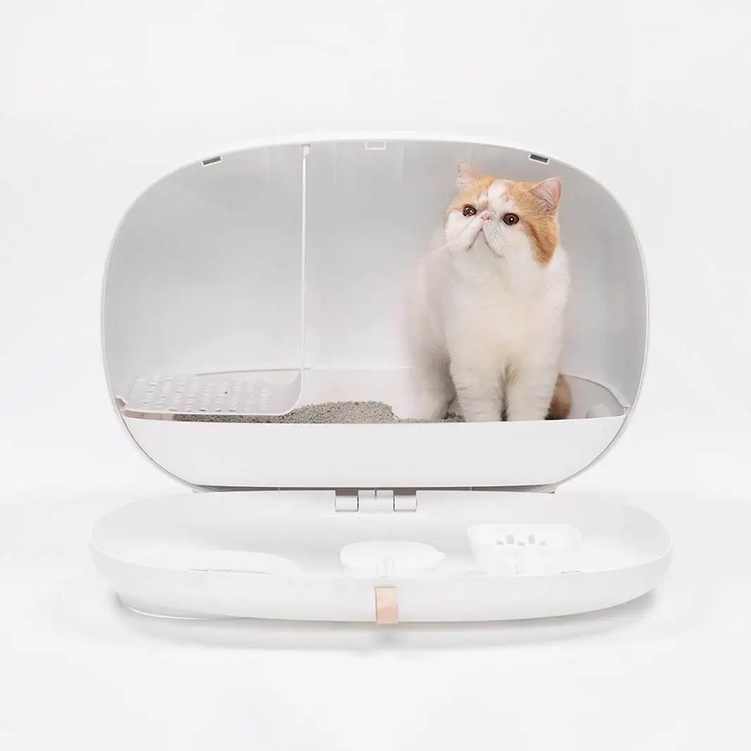 Outstanding Value Pet Cat Litter Box Fully Enclosed Bentonite Cat Excrement Toilet Toilet Deodorant Cat Toilet Litter Box