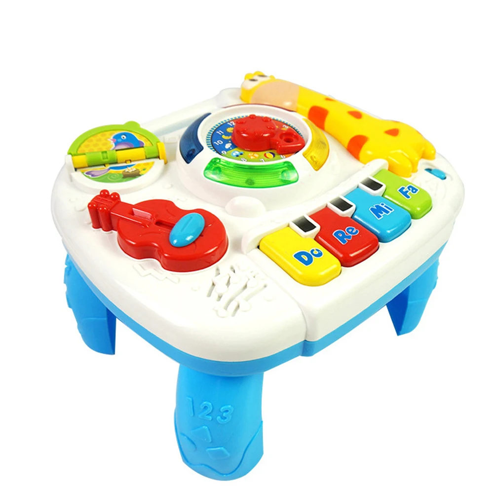 Kids Babies Giraffe Electric Music Learning Play Table Mini Piano Keyboard Toy New