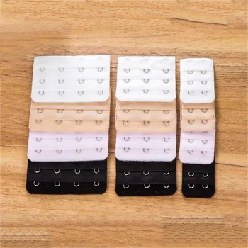 

3PCs 2/3/4/5 Hooks Bra Extender For Women's Elastic Bra Extension Strap Hook Clip Expander Adjustable Belt Buckle Intimates