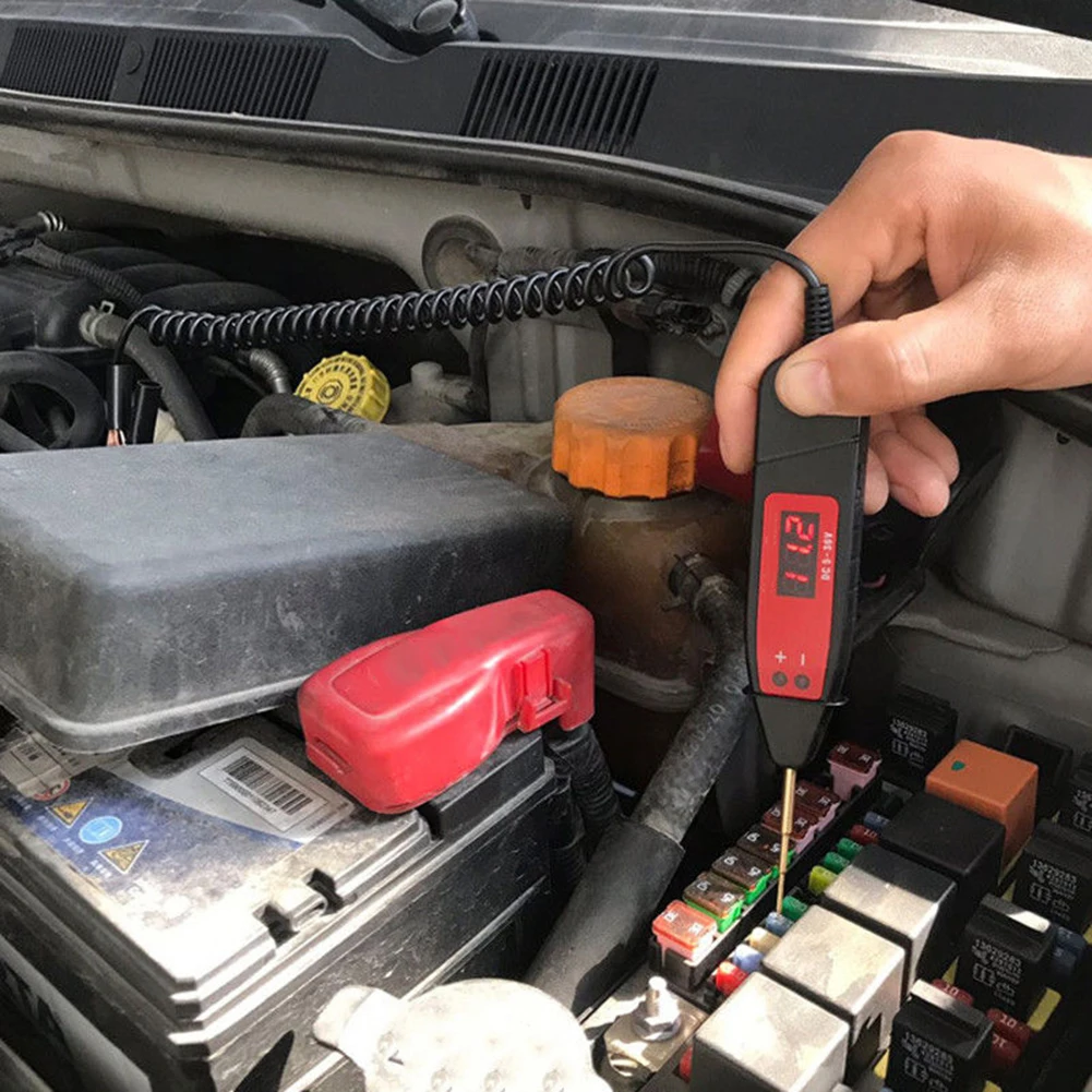 

5-36v Electric Voltage Power Test Pen Car Lcd Digital Professional Probe Detector Non-Contacted Tester Accessory Led Light Tools