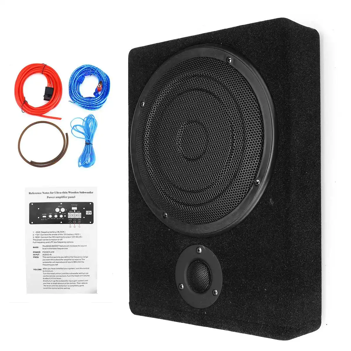Car Amplifier Subwoofer Car Audio Slim 