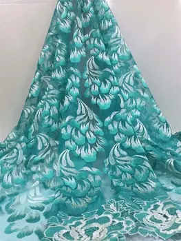 

2020 Hot High Quality African Guipure Cord Lace Fabric ,Swiss Water Lace For dress Wedding 5yd/lot Free Shipping