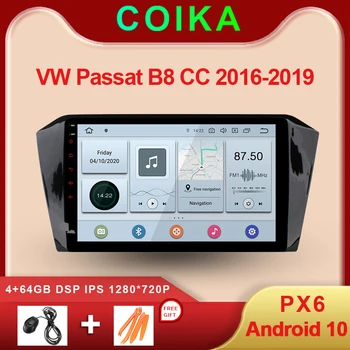 

10.1" Android 10 System Auto GPS Navi Stereo For Volkswagen Passat B8 CC 2016-2019 4+64GB RAM IPS DSP Audio WIFI Car Radio