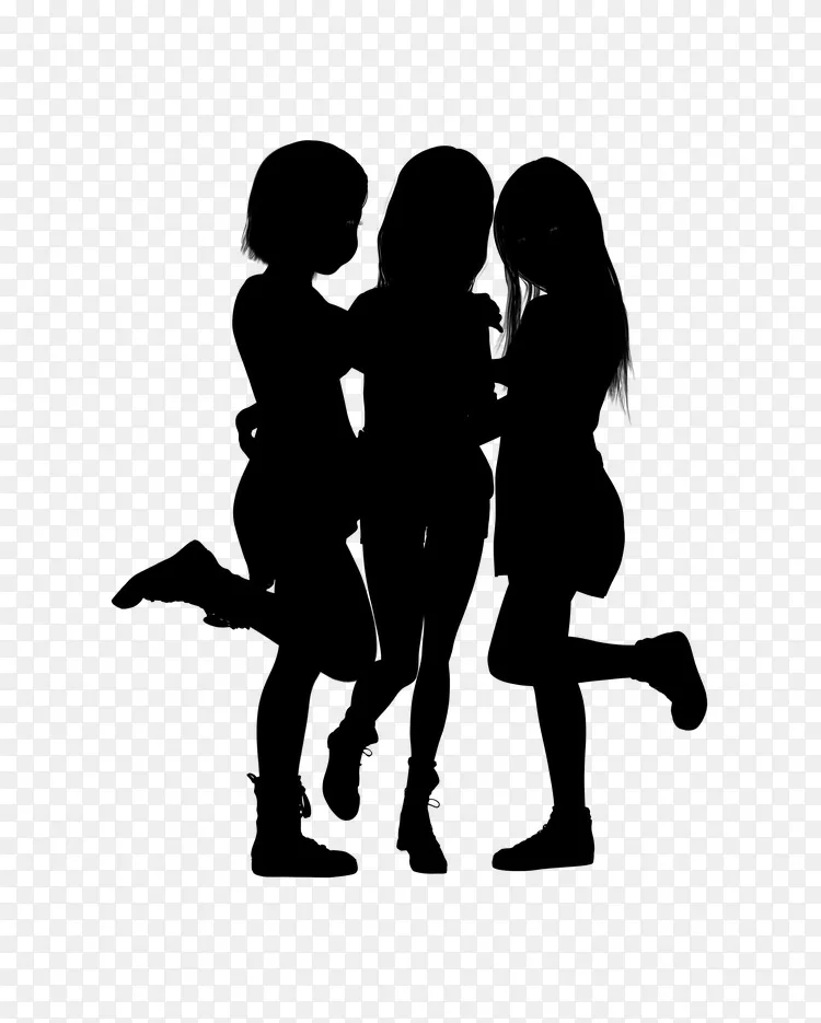 画友情剪影 年轻朋友png图片素材免费下载 图片编号 Png素材网