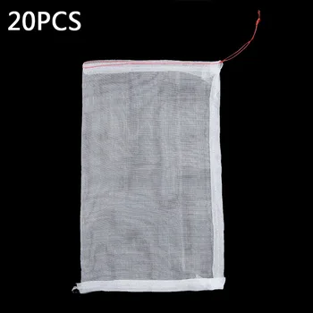 

20PCS Nylon Garden Plant Fruit Protect Net Bag Against Insect Pest Bird Plant Care Bag