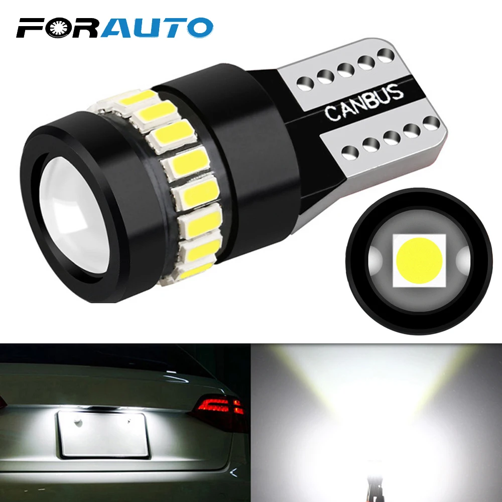 FORAUTO 1 шт. T10 18SMD 3014 1SMD 3030 светодиодный автомобиля для Чтения Купол светильник белый