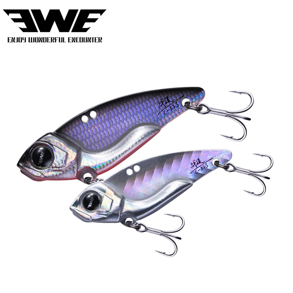 Бренд EWE FIGHT Metal crankbait Vib Blade джиг приманка для рыбалки Тонущая Вибрация cicada