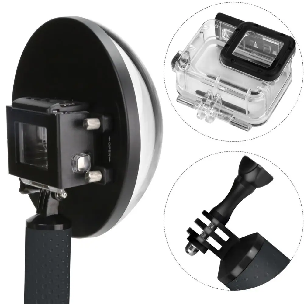 Подводный купол Порты и разъёмы для экшн-Камеры GoPro Hero 7 6 5 с держатель для камеры Водонепроницаемый чехол солнцезащитный козырек купол палатки для экшн-Камеры Gopro Hero 6 5 7