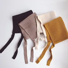 Милые шапки для малышей, осенне-зимний теплый вязанный головной убор для маленьких мальчиков и девочек, теплые шапки с ушами, Рождественский подарок