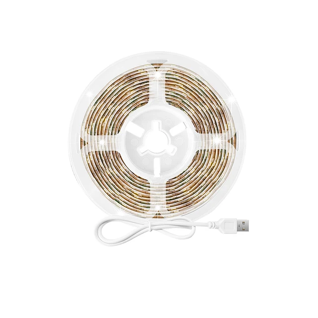 Motion Sensor LED Light Strip Hand Sweep Sensor Dimmable Tape Diode 1M - 5M USB DC 5V SMD 2835 TV Backlight Kitchen Night Lamp Only USB