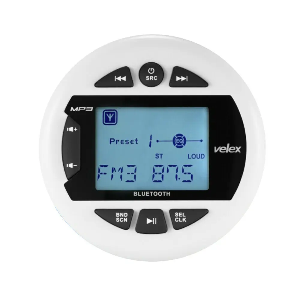 Водонепроницаемый морской цифровой медиа ресивер с Bluetooth стерео приемник MP3