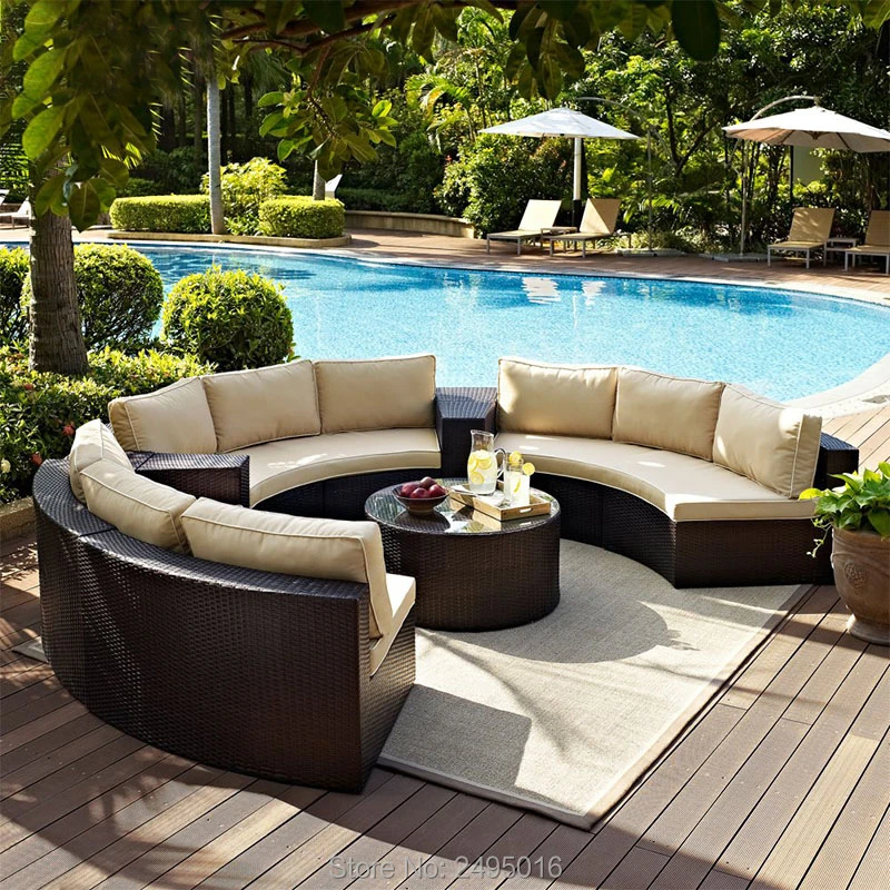 Semi Circle Patio Set vlr.eng.br