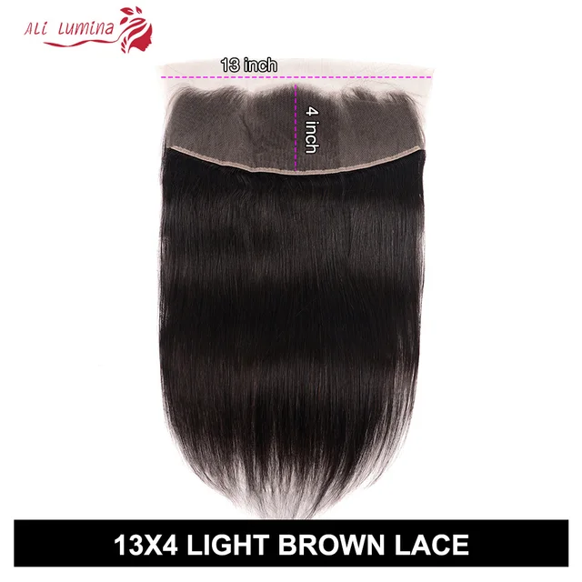 13x4 5x5 Brazilian Straight Human Hair Lace Frontal Closure Swiss Lace 100% Human Remy Hair Natural Hairline 4X4 Lace Closure 13x4 Lace