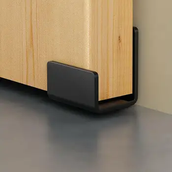 

8 in 1 Carbon Steel Adjustable Sliding Floor Guide Accessory For Barn Door Hardware F8S6