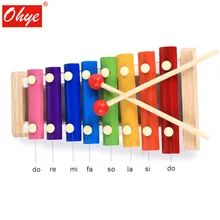 Игрушки для детей, восемь весов, нарезающий ксилофон, обучающий детей, музыкальные инструменты, деревянные детские развивающие игрушки