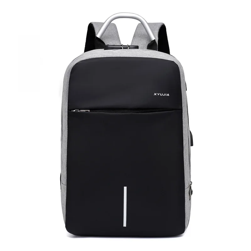 

Men Computer Business Backpack Password Lock Smart Charging Backpack Waterproof Casual Sports Computer Bag