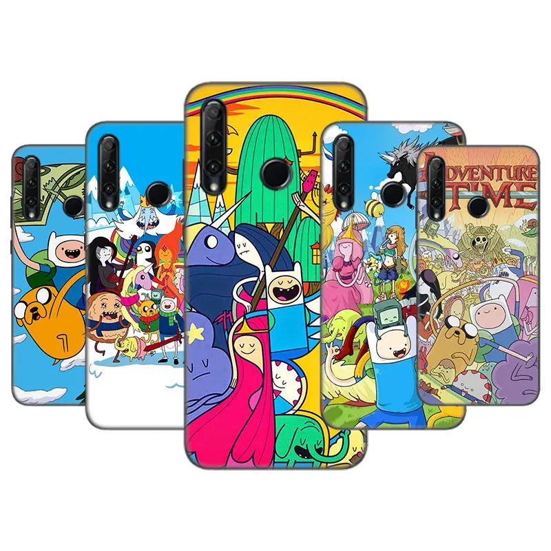 Чехол Adventure Time для Huawei Honor 10X Lite 7A 7S 8A 8C 8S 8X 9A 9C 9X 10i 20i 30i 20E 20S Pro 8 10 черный чехол |