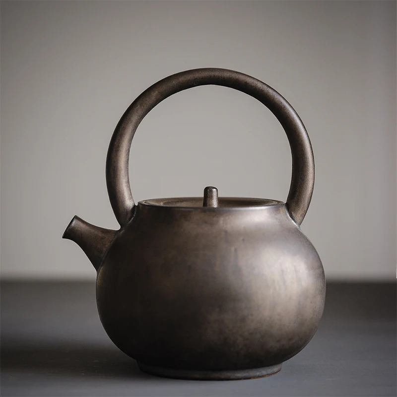 

LUWU-Japanese Ceramic Teapots, Big Capacity, Traditional Chinese Tea Pot, Drinkware