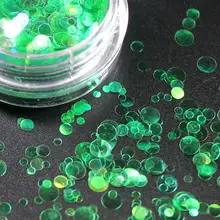 1 шт. модный зеленый круг Блестки для ногтей лечение от грибка дезинфекция грибка для ногтей лечебный Маникюр Инструменты для лечения