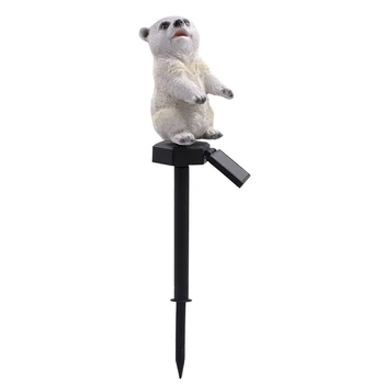 

Garden Solar Lights Outdoor Waterproof Polar Bear Lights Garden Solar Night Lights