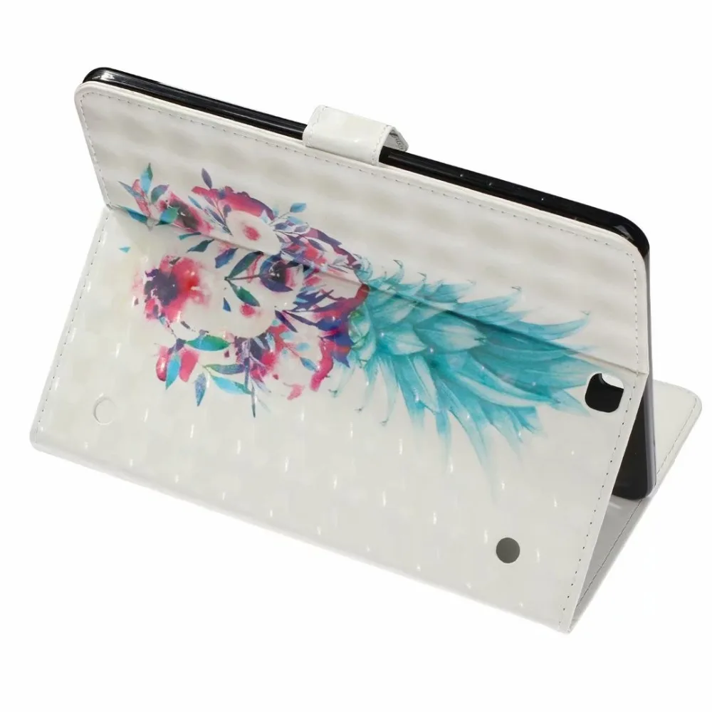 3D с мультипликационным принтом из искусственной кожи Funda чехол для samsung Galaxy Tab S2 9,7 SM-T810 T815 чехол для samsung Tab S2 T810 9,7 дюймов Чехол