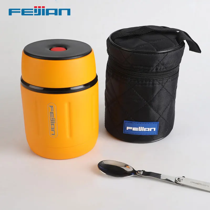 Portable Food Thermos - Stainless Steel Vacuum Soup Container