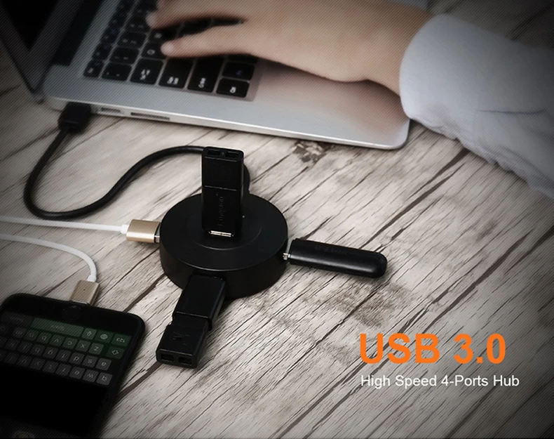 USB 3,0 4-Порты и разъёмы USB концентратор 5 Гбит/с адаптером Тип usb C концентратор для huawei компьютера ПК Macbook Тип C USB 3,0 концентратор