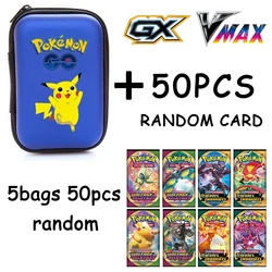 Étui de rangement pour cartes Pokemon, boîte de rangement pour 60 cartes de capacité Anime, étui de rangement Tomy Album Pokemon, étui rigide pour cartes 