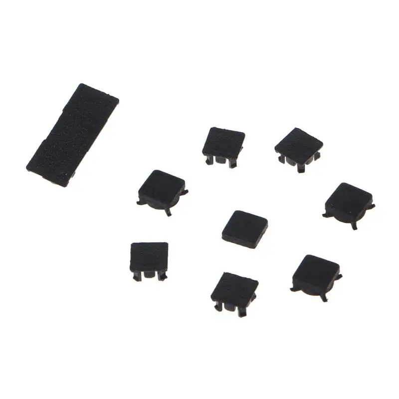 

Rubber Feet Plastic Button Screw Cap Cover Set Replacement for Sony Playstation PS3 Slim 2000 3000 Controller
