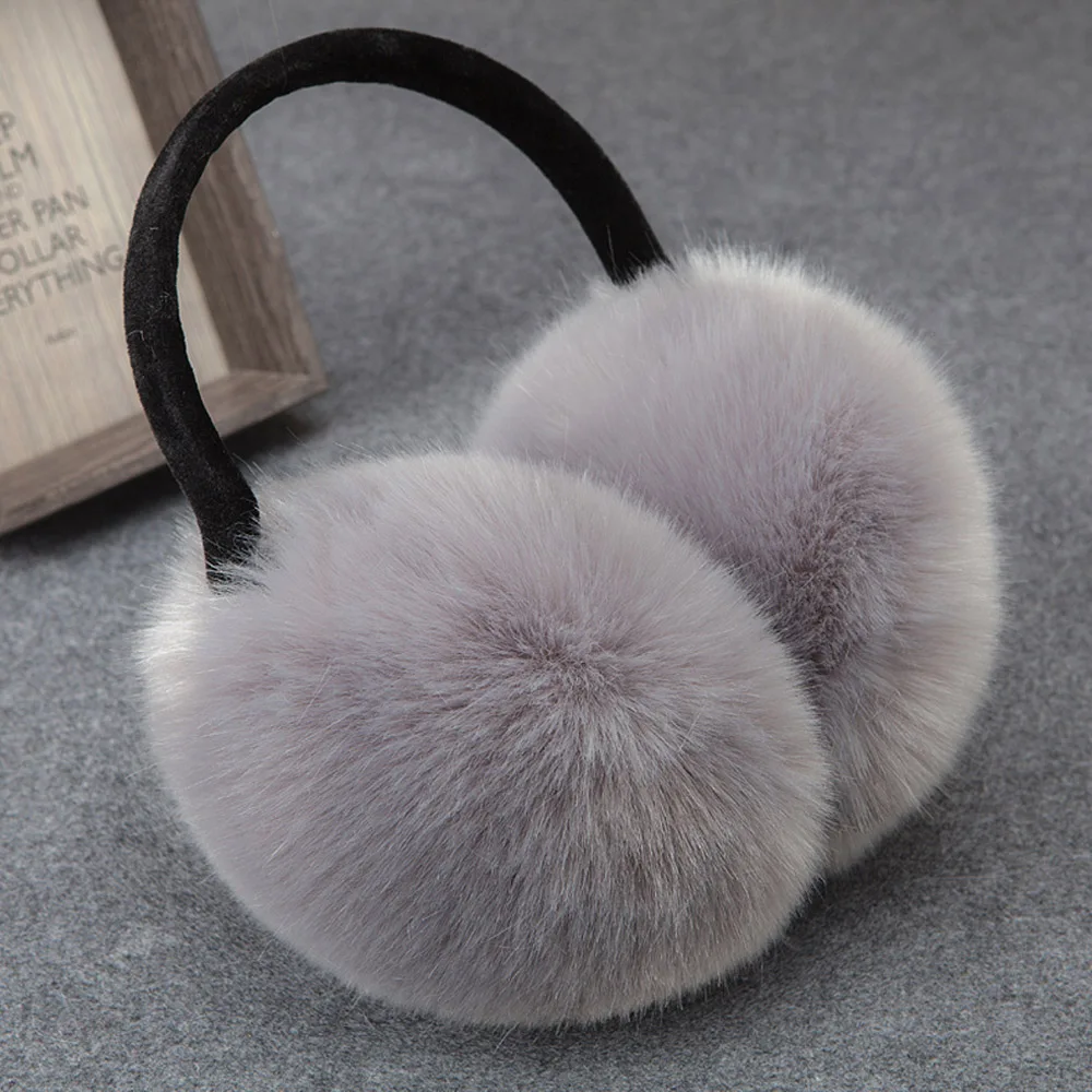 Winter Warm Earmuffs For Woman And Men Lovely Ear Warmers Covers Soft Earmuffs For Outdoor Sports Cold Weather Accessories Gifts 1pair reusable hair dye earmuffs ear covers silicone shield barber hairdressing staining earmuffs caps salon styling accessories