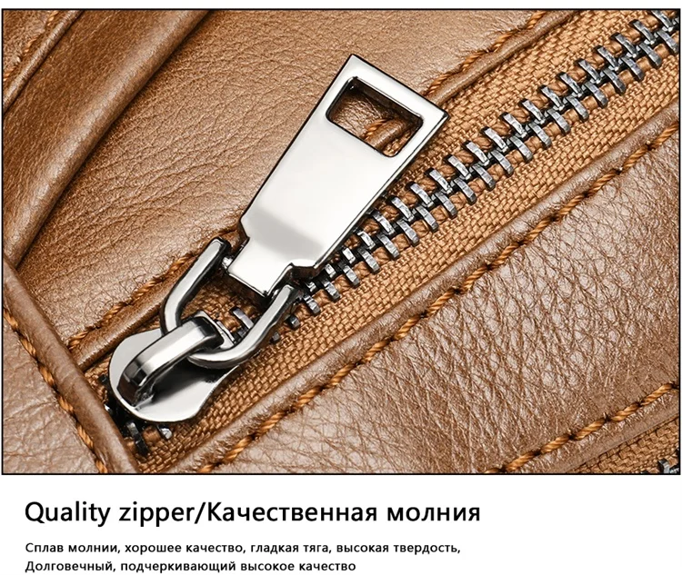 Echtes Leder Umhängetasche Für Herren Messenger Brusttasche_voghion.com