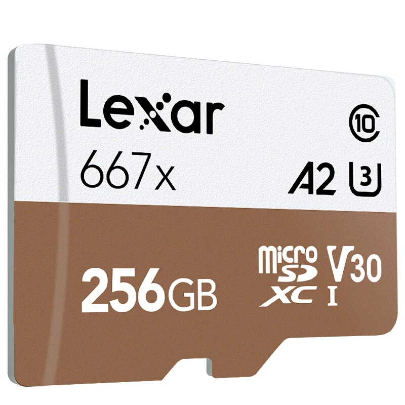 Профессиональная карта памяти Lexar 667x SDXC UHS I Micro SD с адаптером A2 U3 V30 C10 64 Гб 128 ГБ 256 TF