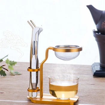 

Cheap! Tea Filter Brackets Stainless Steel Thickening Manual Pour Over Drip Coffee Filter Cup Stands Rack Tea Making Accessories