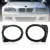 Пара Черный Автомобиль Противотуманные Фары Чехлы для BMW E46 M3 Стиль 2001 2002 2003 2004 2005 2006 Левый+Правый Противотуманные Фары Лампы Капоты