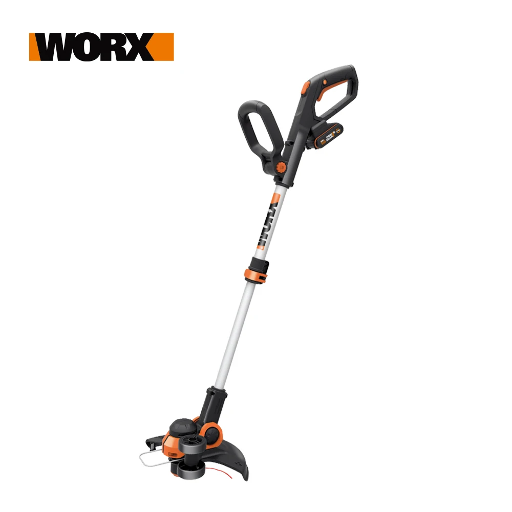 worx wg163e 18v 20v max cordless grass trimmer