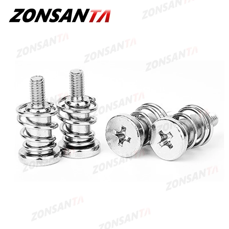 ZONSANTA 10/30 Stück M2 M2,5 M3 Federn Grafikkartenschraube Computer CPU Mainboard Kühler Befestigungsschrauben DIY Phillips Stufenschrauben – Detail 4
