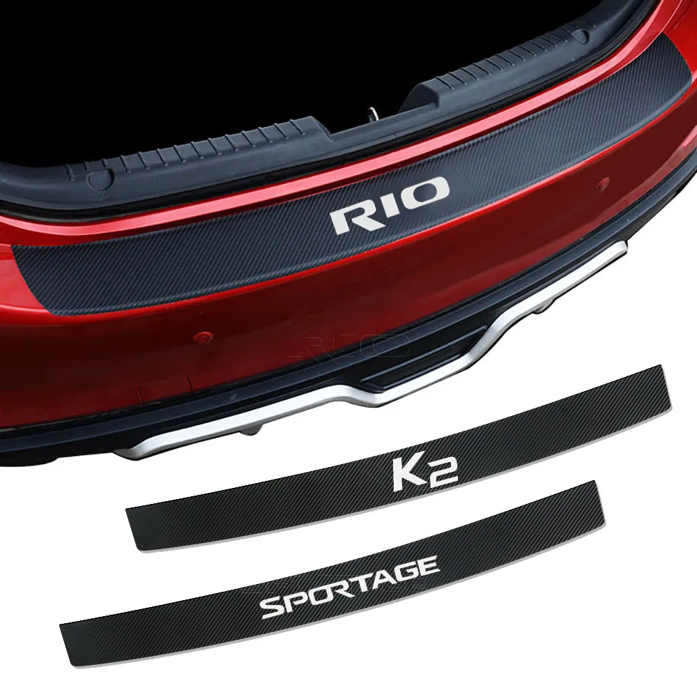 Наклейки на задний бампер автомобиля для KIA CEED K2 NIRO OPTIMA Picanto RIO SELTOS SORENTO SOUL Sportage Stinger