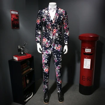 

2020 Spring British Wedding Suits For Mens Terno Masculino Slim Fit Jacquard Suits Mens Business Gentleman 3 Piece Suits Mens