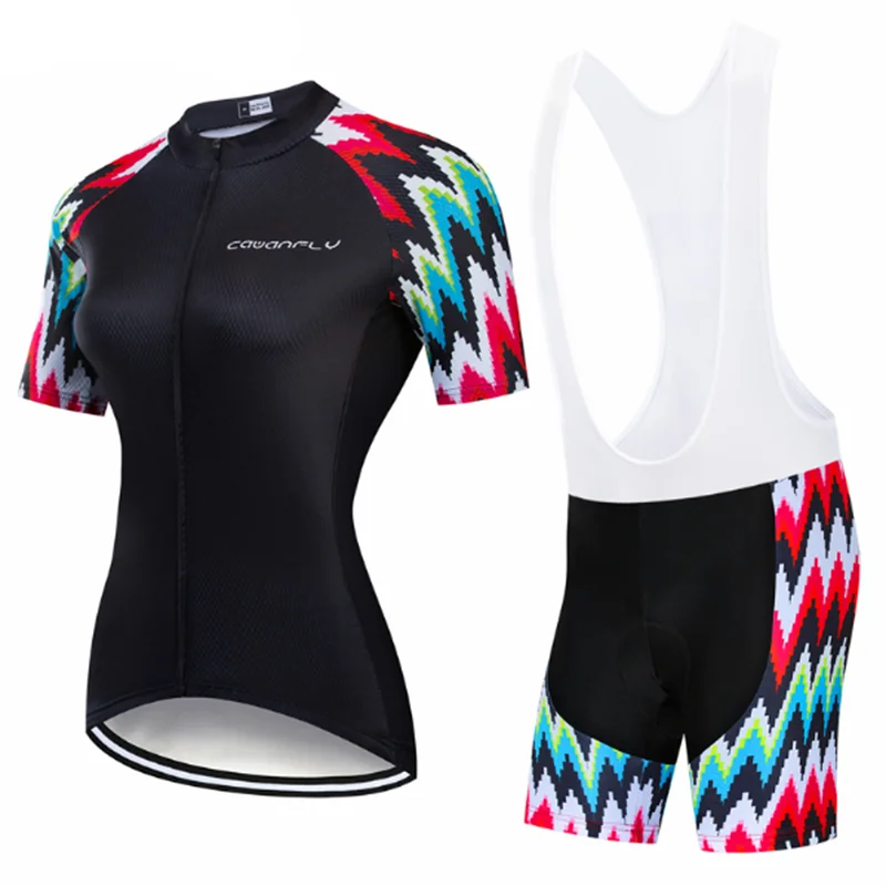 women cycling set Профессиональный женский комплект для велоспорта, одежда для горного велосипеда, женская одежда для гонок, одежда для велоспорта, одежда для девочек, одежда для велоспорта, комбинезон для гонок, короткие штаны - Цвет: women cycling set