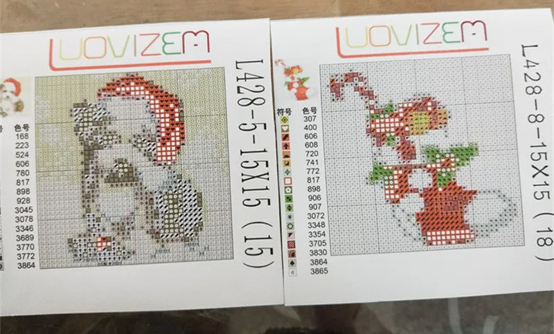 Diamond Painting Cats Christmas Card Gift 5D Diy Full Square / Round Stone Diamond Painting 3D Embroidered Cross Stitch Sticker