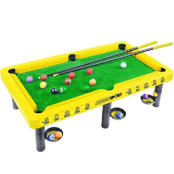 

BSports Game Mini Billiard Ball Table Board Game Snooker Tabletop Pool Table Desktop Game Set Toy Kid Gift