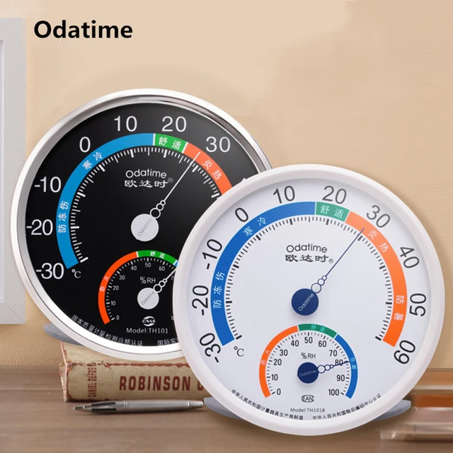 Thermometer and Hygrometer Analog Humidity Gauge Temperature Monitor Indoor  Outdoor Wang Hang & Stand NO BATTERY NEEDED - AliExpress