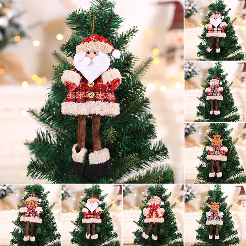 

festive Christmas Tree Ornaments Holiday Scene Decorations Gifts Pendants Stylish Enfeites De Natal Navidad